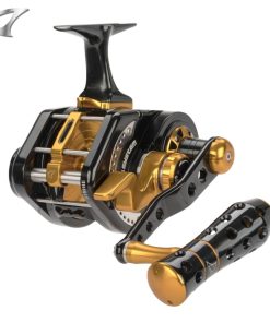 JIGGING MASTER Extreme Jigging Lefthanded Reel UNDERHEAD PE5 Black/Gold