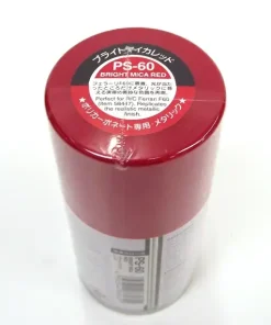 PS-60 TAMIYA POLYCARBONATE SPRAY PAINT  BRIGHT MICA RED