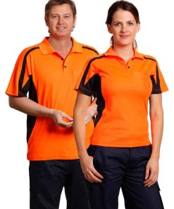 Mens High Visibility Branded Polo Shirt