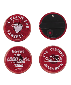 THE FLASHER BADGE