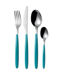 Guzzini, 24 Piece Cutlery Set My Fusion Matt Blue