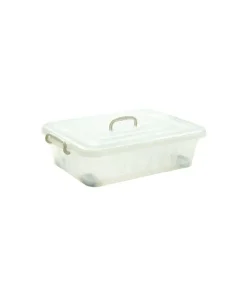 Panda Plast – Amazon Box 25 L Flat – Wheeled plastic box with 2 handles & lid