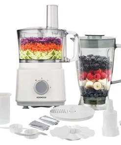 Kenwood Food processor 750W  2 Liters – Blender 1.8L Multi-Function White